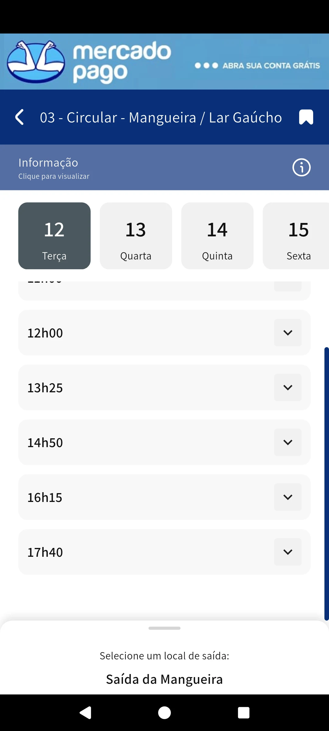 Cartão Rio Grande screenshot